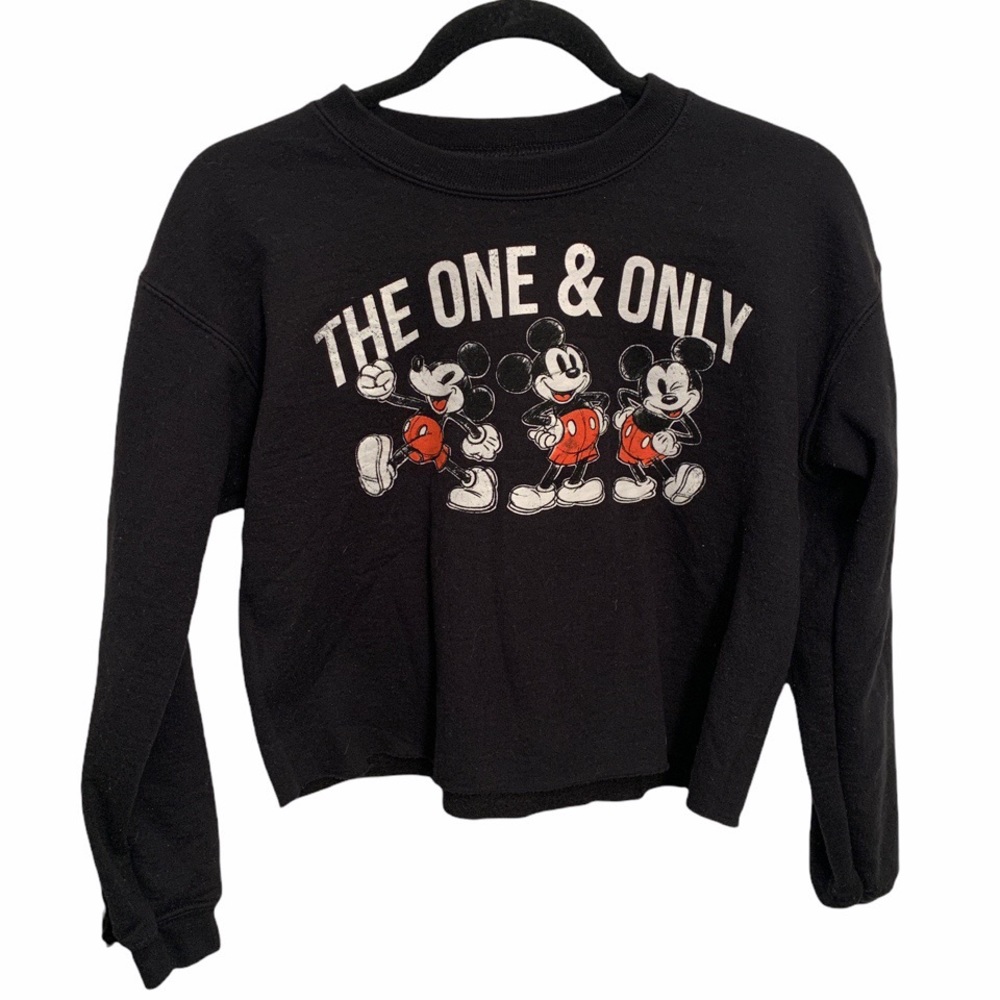 Mickey Mouse cropped sweatshirt